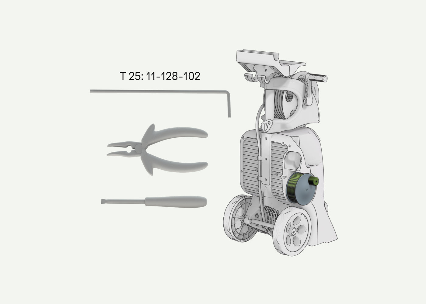 Evolution: Replace cord reel