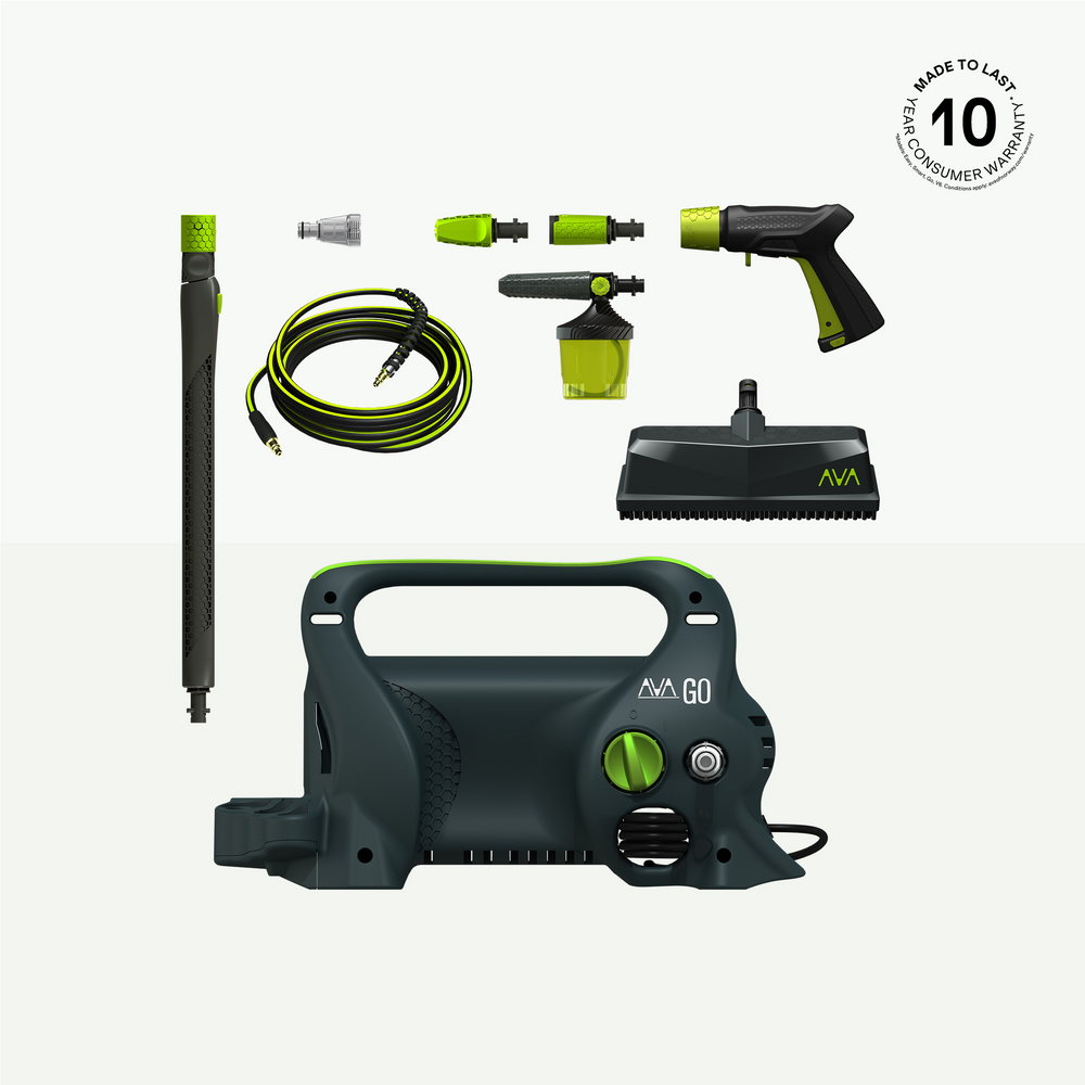 AVA Go Pressure Washer X-Large Bundle Render 10 Year Warranty