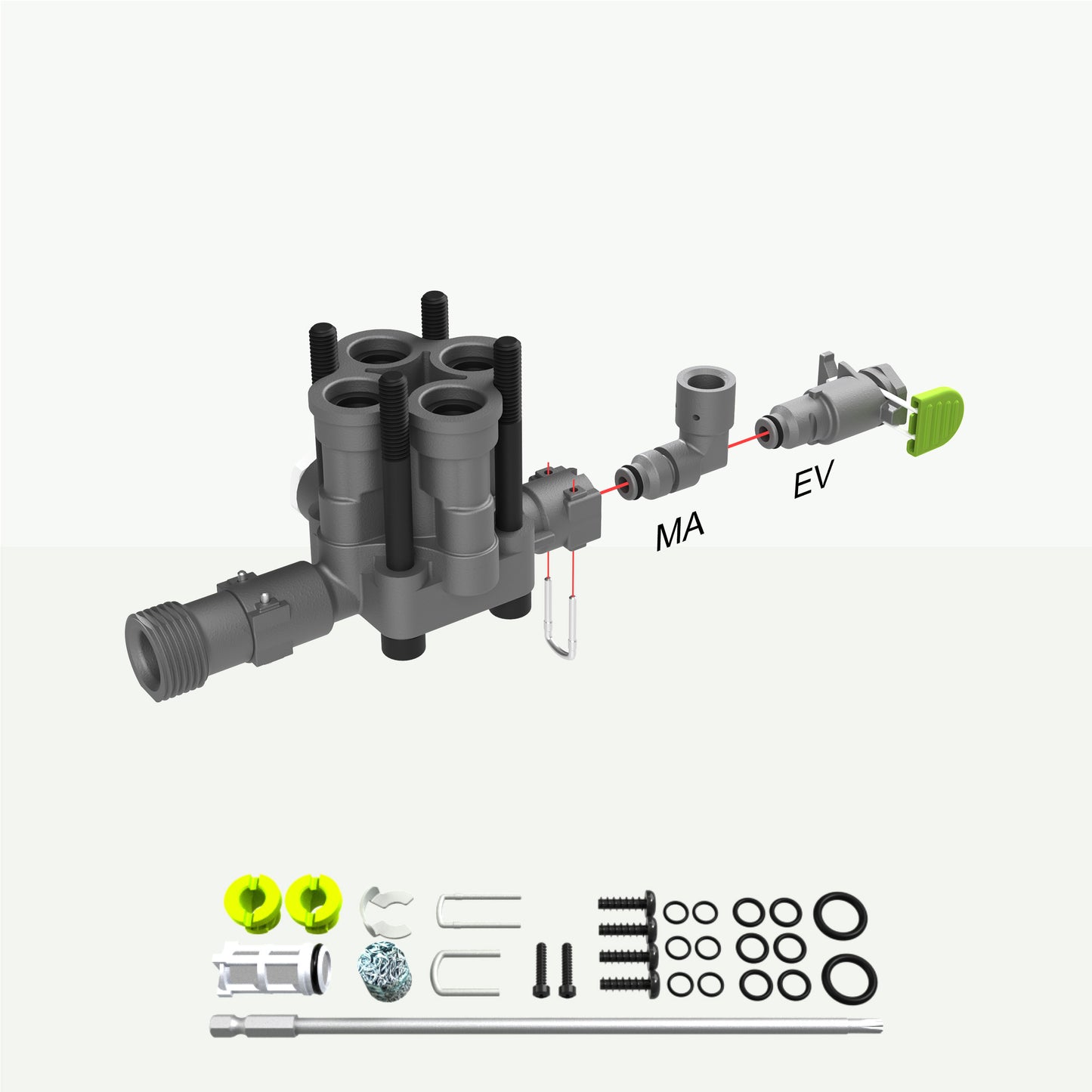 V4 53 Warranty and repair kit V4, 5 year, P60-P70 (Master/Evolution -UK)